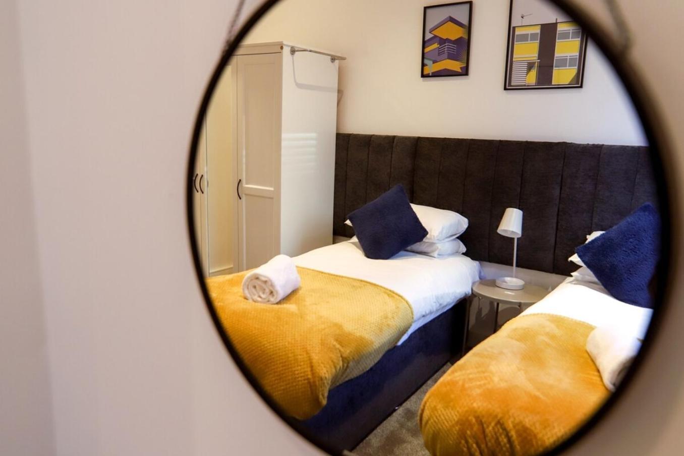 New- Modern 2Br Apt Wifi Sleep5 City Centre Sheffield Ngoại thất bức ảnh